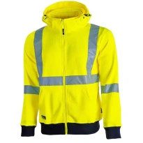 Liquidación total - Sudadera de trabajo Alta visibilidad U-Power Melody HL180YF color naranja flúor Talla 3XL 2
