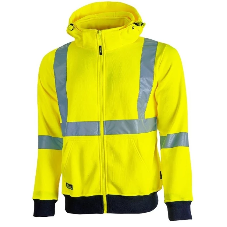 Liquidación total - Sudadera de trabajo Alta visibilidad U-Power Melody HL180YF color naranja flúor Talla 3XL
