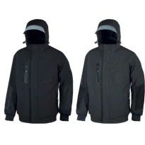Liquidación total - Chaqueta de trabajo Softshell Stretch Elástica U-Power Blaze PE113BC Talla M Grey meteorito