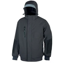 Liquidación total - Chaqueta de trabajo Softshell Stretch Elástica U-Power Blaze PE113BC Talla M Grey meteorito