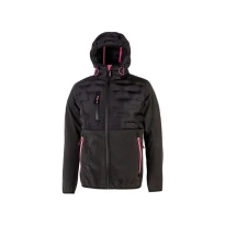Liquidación total - Chaqueta de trabajo Softshell Stretch Elástica U-Power Spock FU213DB color negro carbón Talla 2XL