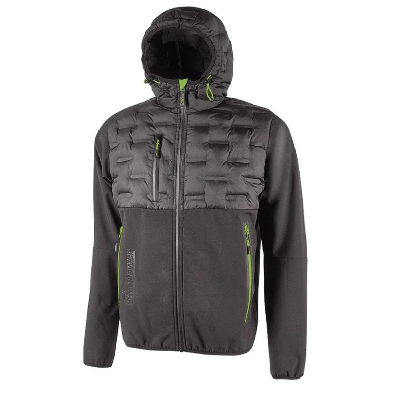 Liquidación total - Chaqueta de trabajo Softshell Stretch Elástica U-Power Spock FU213DB color azul oscuro Talla S