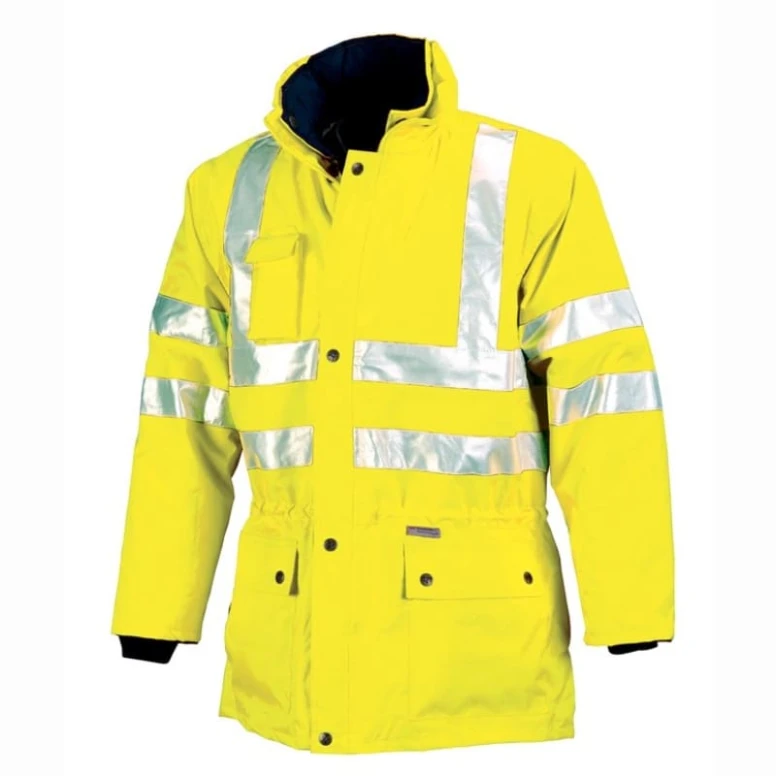Chaqueta transpirable de triple uso Alta Visibilidad ISSA LINE - 04630N