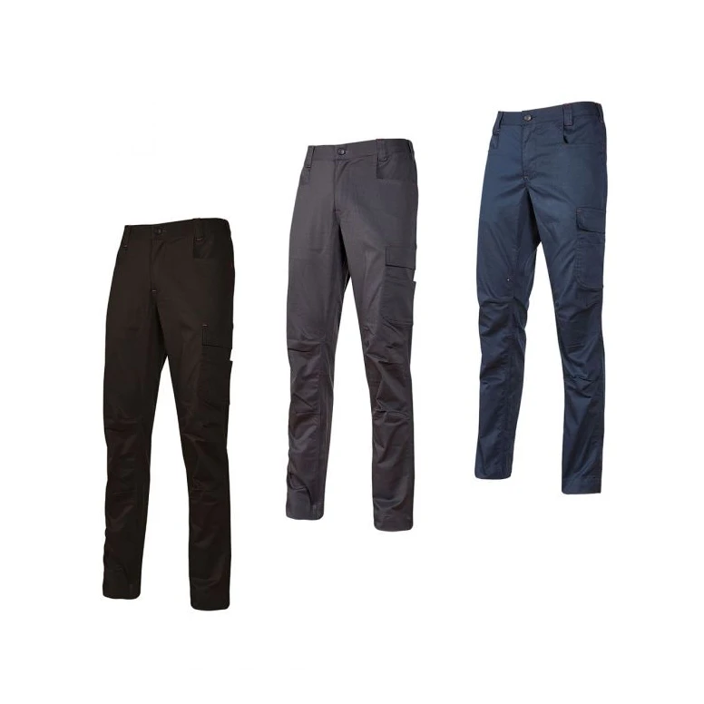 Liquidación total - Pantalón de trabajo de invierno U-power Bravo Top Winter ST270BC black carbon Talla 3XL
