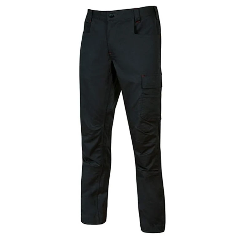 Liquidación total - Pantalón de trabajo Stretch Elásticos Multibolsillos U-Power Bravo Top ST202BC color WestLake Azul Talla M