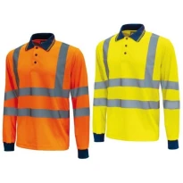 Liquidación total - 3 Piezas - Polo de trabajo Alta visibilidad U-Power Shine HL199YF Talla 3XL Color Amarillo Flúor