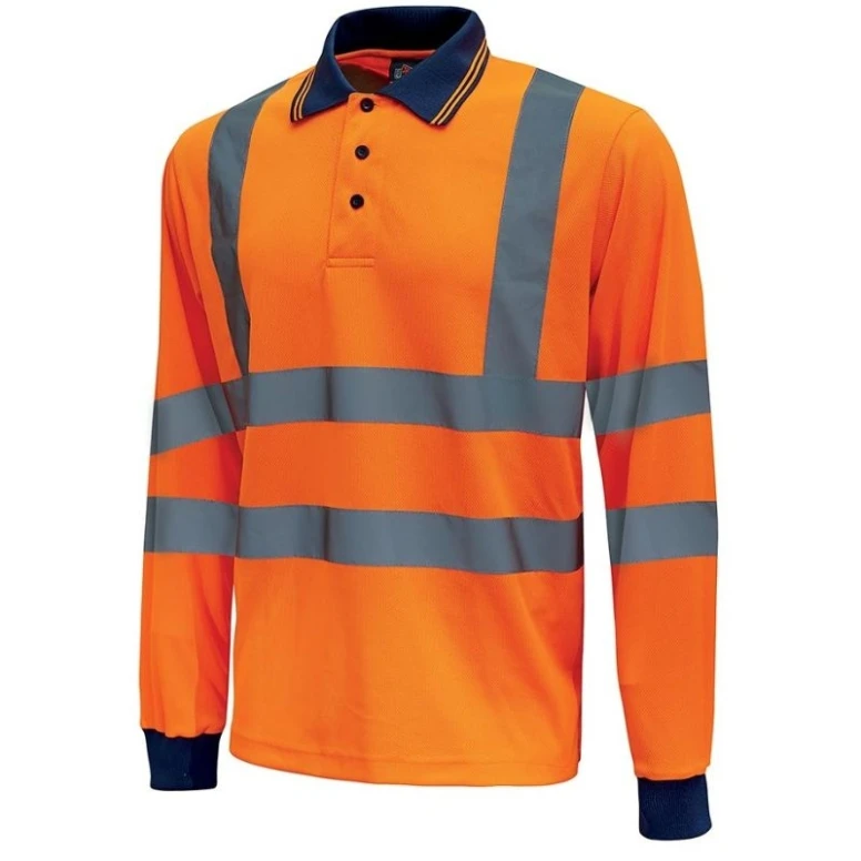 Liquidación total - 3 Piezas - Polo de trabajo Alta visibilidad U-Power Shine HL199YF Talla 3XL Color Amarillo Flúor