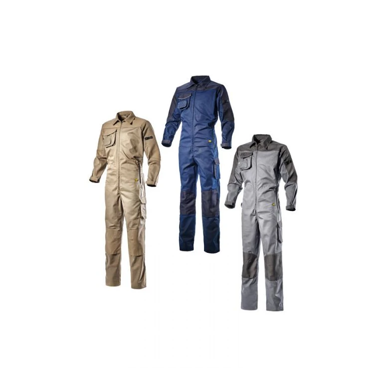 Liquidación total - Mono Intera de trabajo Diadora Coverall Poly 702.161756 Talla M Color Gris