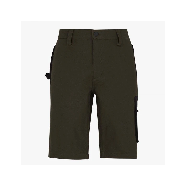 Liquidación total - Bermuda de trabajo Diadora Stretch Multibolsillos 702.170018 color gris Talla L