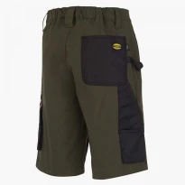 Liquidación total - Bermuda de trabajo Diadora Stretch Multibolsillos 702.170018 color gris Talla L