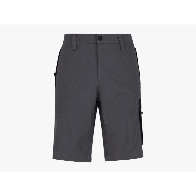 Liquidación total - Bermuda de trabajo Diadora Stretch Multibolsillos 702.170018 color gris Talla L