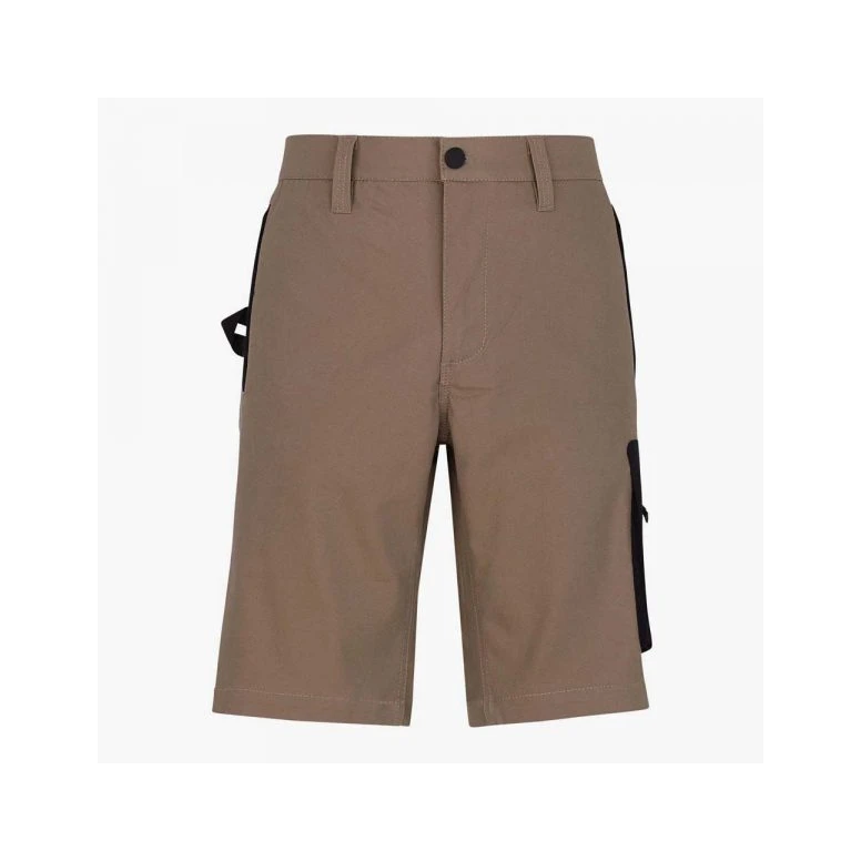 Liquidación total - Bermuda de trabajo Diadora Stretch Multibolsillos 702.170018 color gris Talla L