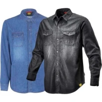 Liquidación total - Camisa de Denim Diadora 702.171663 negro Talla 2XL