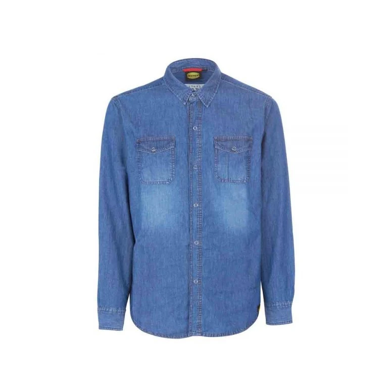 Liquidación total - Camisa de Denim Diadora 702.171663 negro Talla 2XL