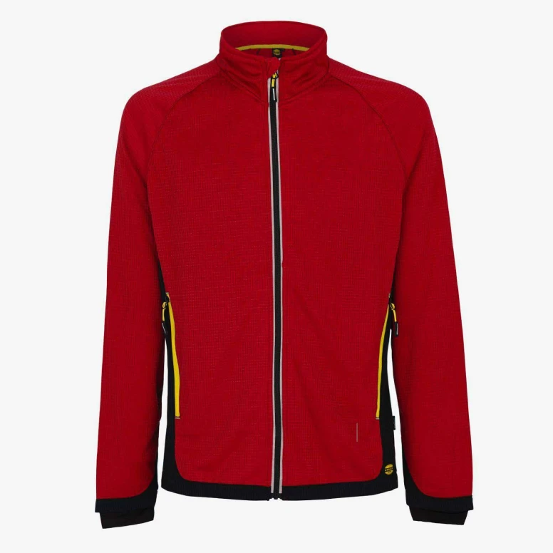 Liquidación total - Sudadera de trabajo Full Zip Diadora Sweat fz Trail 702.170693 Talla XL Gris acero