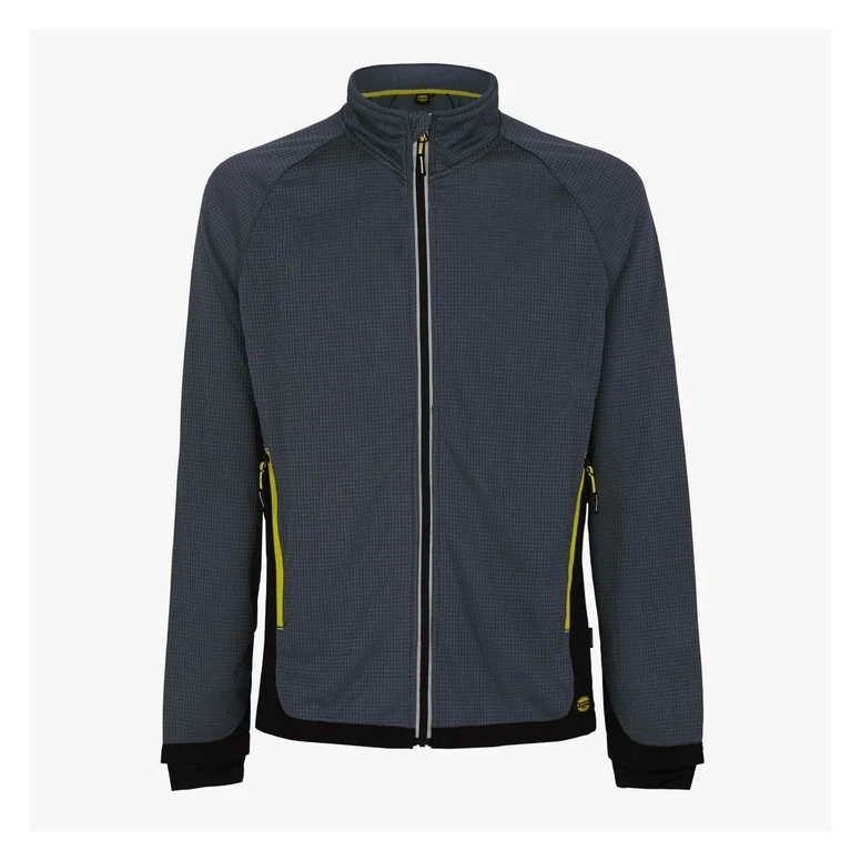 Liquidación total - Sudadera de trabajo Full Zip Diadora Sweat fz Trail 702.170693 Talla XL Gris acero