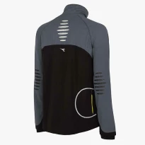 Liquidación total - Sudadera de trabajo Full Zip Diadora Sweat fz Trail 702.170693 Talla XL Gris acero