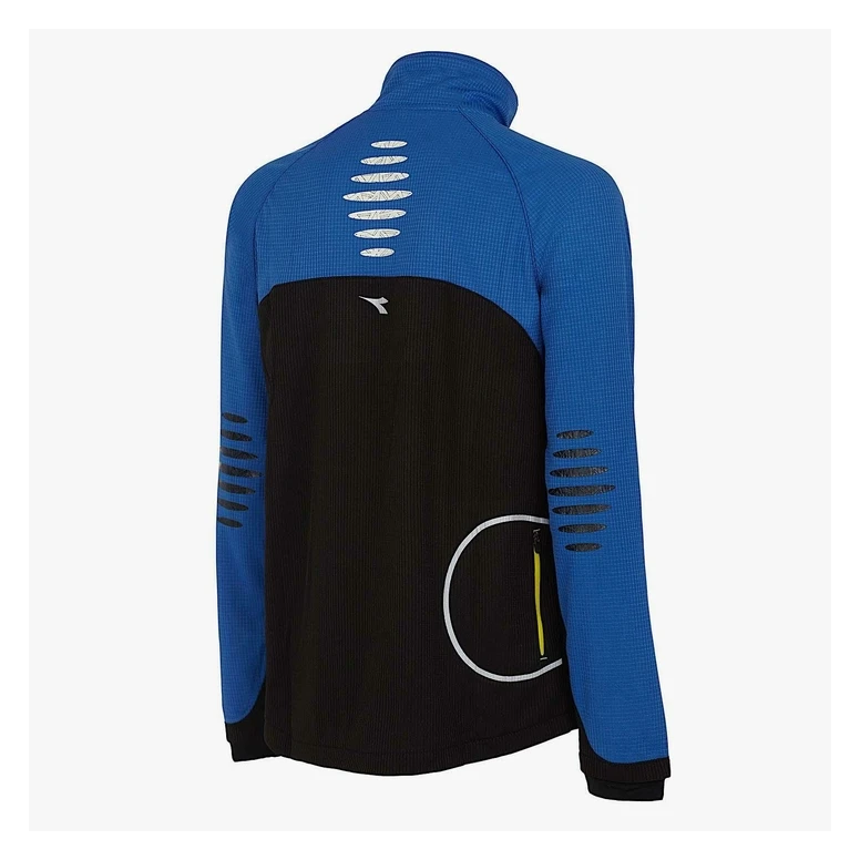 Liquidación total - Sudadera de trabajo Full Zip Diadora Sweat fz Trail 702.170693 Talla XL Gris acero