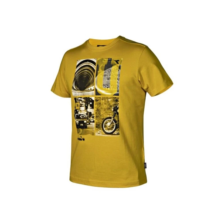 Liquidación total - T-shirt Diadora Graphic Organic 702.176914 Color Blanco Talla S