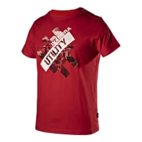 Liquidación total - T-shirt Diadora Graphic Organic 702.176914 Color Rojo Talla S