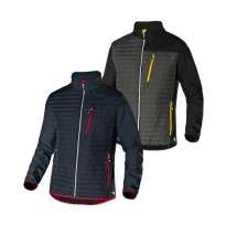 Liquidación total - Chaqueta de trabajo Diadora Hybrid Sweat-Jacket Color Block 702.179458 negro/amarillo Talla L