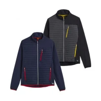 Liquidación total - Chaqueta de trabajo Diadora Hybrid Sweat-Jacket Color Block 702.179458 negro/amarillo Talla L 2