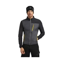 Liquidación total - Chaqueta de trabajo Diadora Hybrid Sweat-Jacket Color Block 702.179458 negro/amarillo Talla L