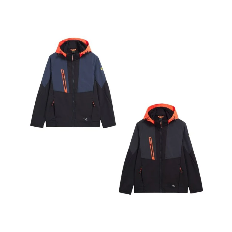Liquidación total - Chaqueta de trabajo Stretch Softshell Diadora Hybrid 702.179823 negro Talla S