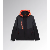 Liquidación total - Chaqueta de trabajo Stretch Softshell Diadora Hybrid 702.179823 negro Talla S