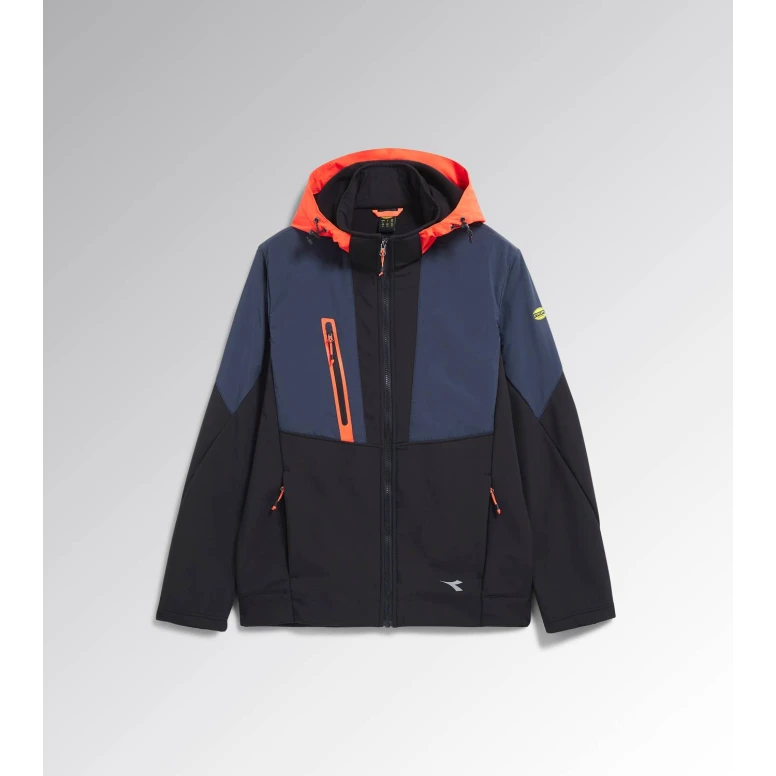 Liquidación total - Chaqueta de trabajo Stretch Softshell Diadora Hybrid 702.179823 negro Talla S