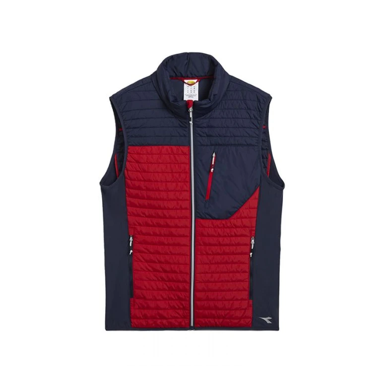 Liquidación total - Chaleco de trabajo Diadora Light Vest Color Block 702.179455 negro/amarillo Talla L