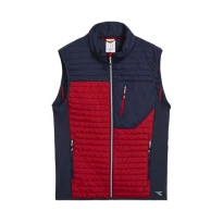Liquidación total - Chaleco de trabajo Diadora Light Vest Color Block 702.179455 negro/amarillo Talla L