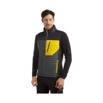 Liquidación total - Chaleco de trabajo Diadora Light Vest Color Block 702.179455 negro/amarillo Talla L