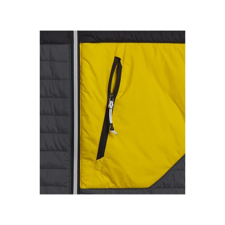 Liquidación total - Chaleco de trabajo Diadora Light Vest Color Block 702.179455 negro/amarillo Talla L