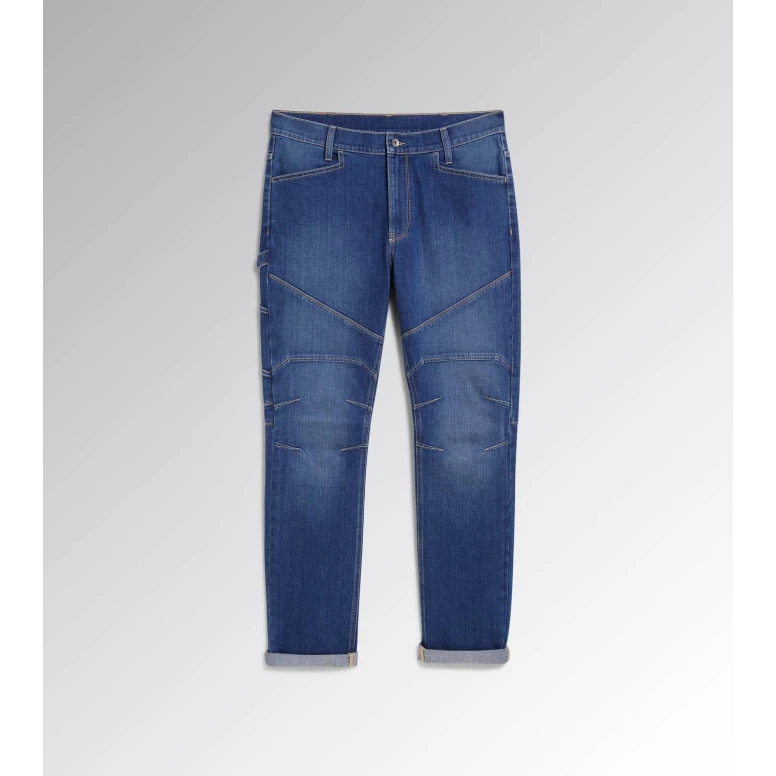 Liquidación total - Vaqueros de trabajo Stretch Multibolsillos Diadora Stone Ergo 702.179829 Talla S