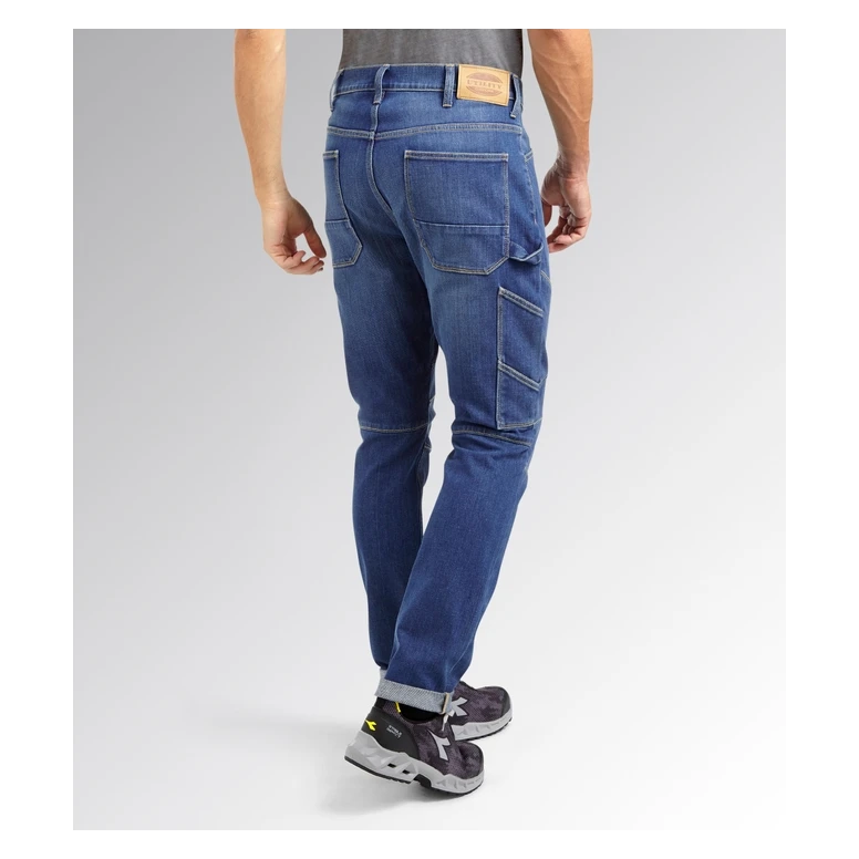 Liquidación total - Vaqueros de trabajo Stretch Multibolsillos Diadora Stone Ergo 702.179829 Talla S