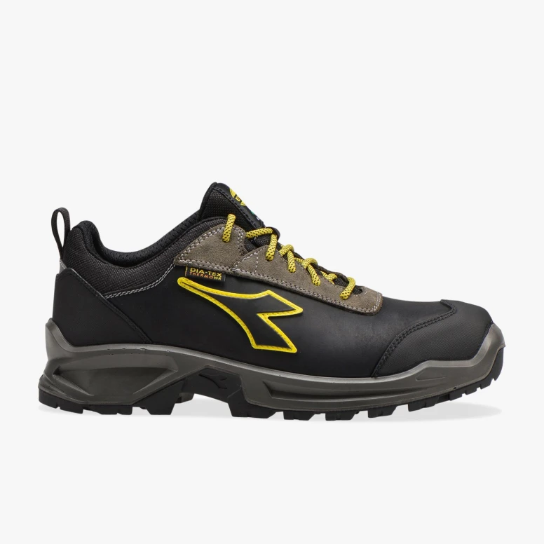 Liquidación total - Zapatos de seguridad Diadora Sport Diatex Low S3 WR CI SRC 701.181121 Número 42 Color Negro Gris Acero