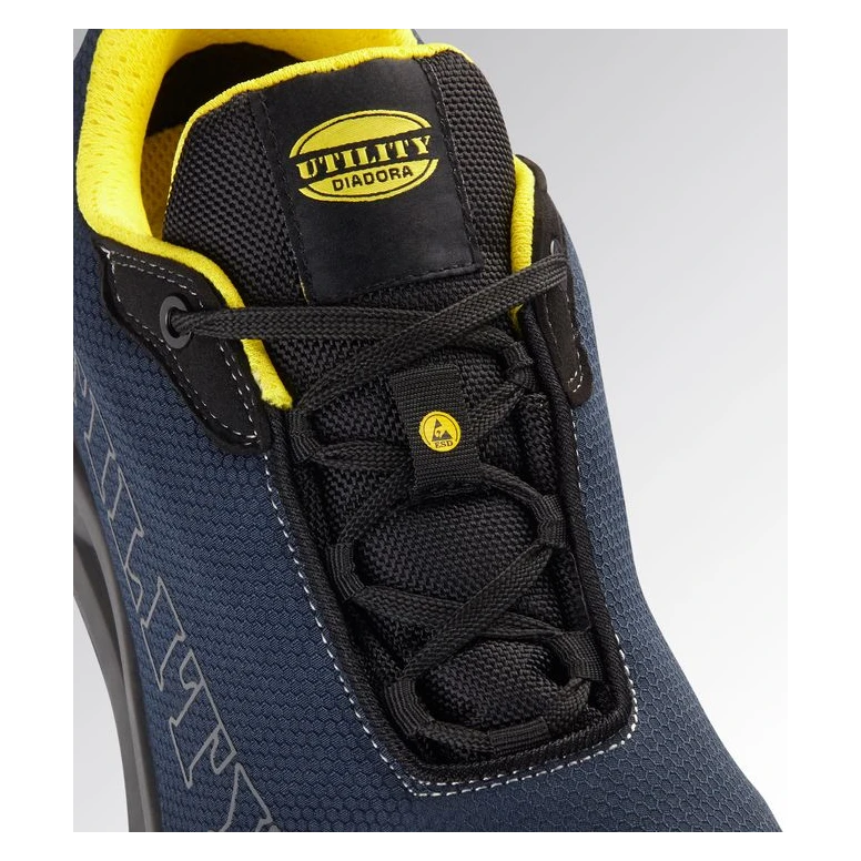 Liquidación total - Zapatos de seguridad Diadora Smart Softbox Low S1PL FO ESD SR 701.179958 Número 41 Color Azul