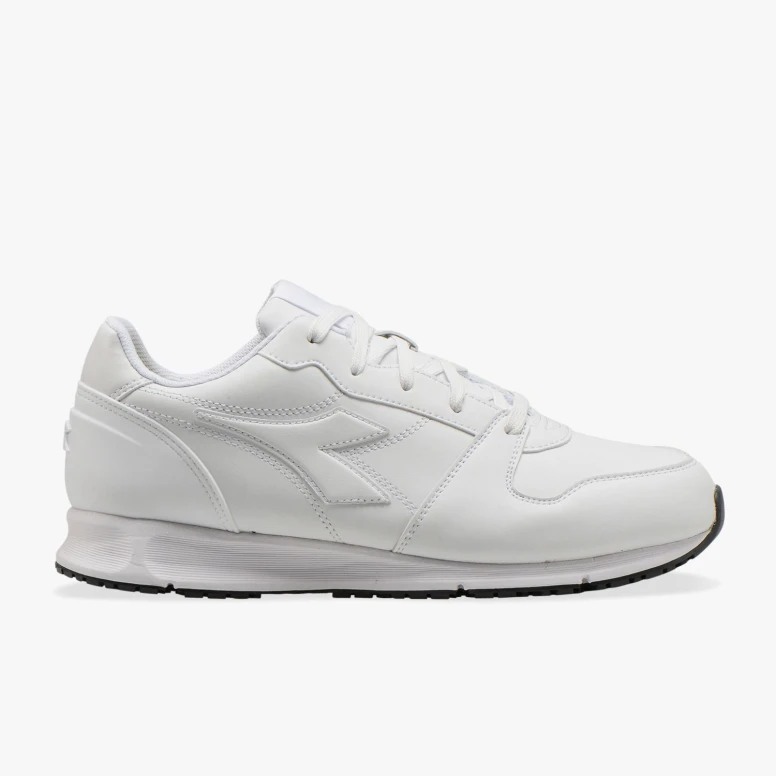 Liquidación total - Zapatos de seguridad Diadora Crew Micro OB SRC sin puntera 701.176228 Número 48 Color Blanco