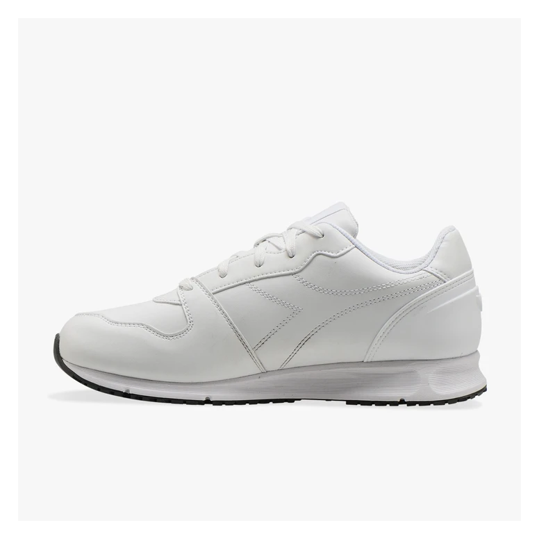 Liquidación total - Zapatos de seguridad Diadora Crew Micro OB SRC sin puntera 701.176228 Número 48 Color Blanco