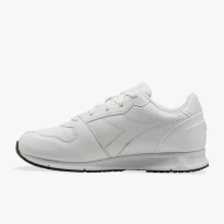 Liquidación total - Zapatos de seguridad Diadora Crew Micro OB SRC sin puntera 701.176228 Número 48 Color Blanco