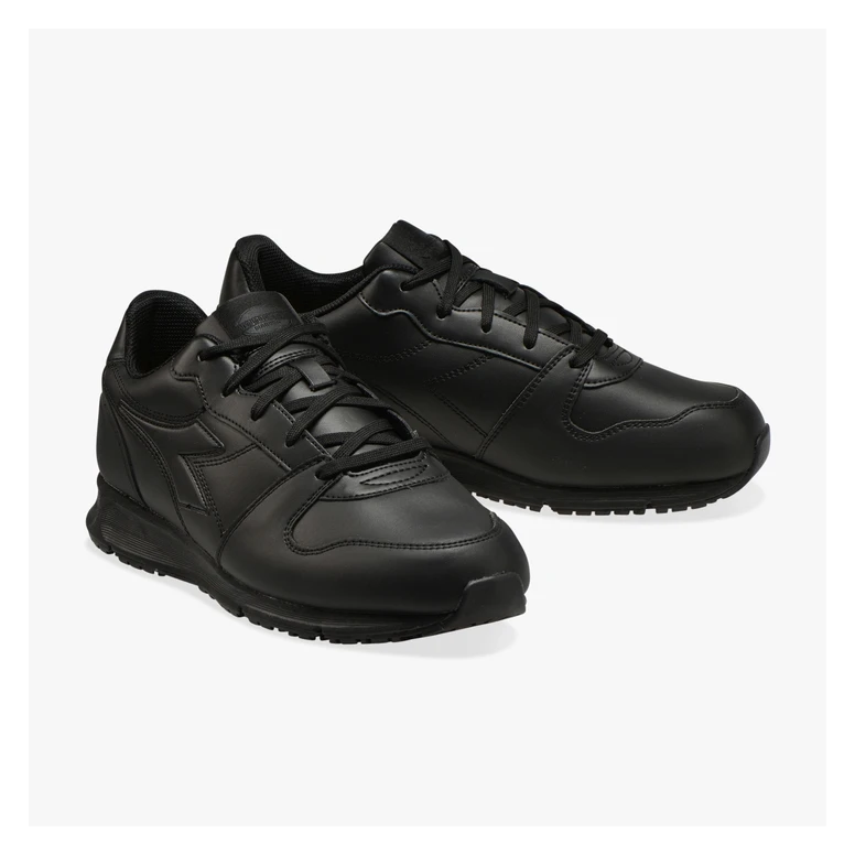 Liquidación total - Zapatos de seguridad Diadora Crew Micro OB SRC sin puntera 701.176228 Número 48 Color Blanco