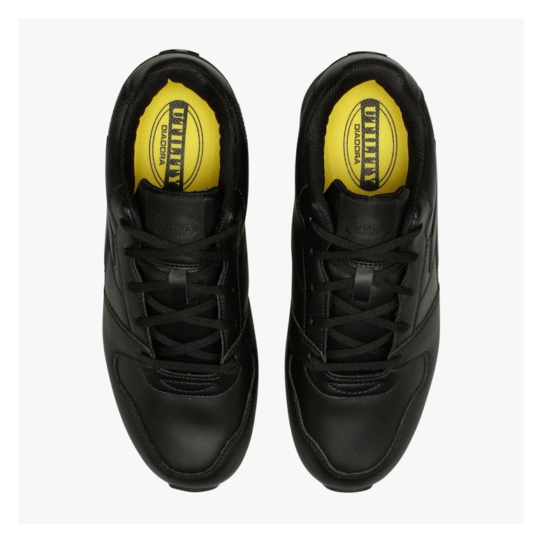 Liquidación total - Zapatos de seguridad Diadora Crew Micro OB SRC sin puntera 701.176228 Número 48 Color Blanco
