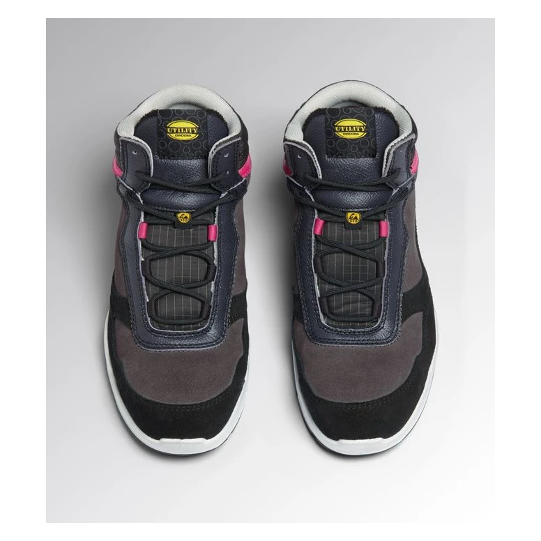 Liquidación total - Zapatos de seguridad Diadora Athena Mid Lady S3L FO ESD SR 701.179901 Número 37