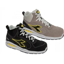 Liquidación total - Zapatos de seguridad Diadora - Run Net Airbox MID S3 SRC 701.181149 Número 35 Color Negro