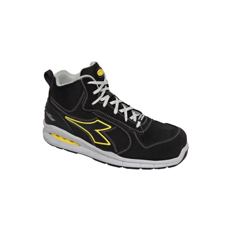 Liquidación total - Zapatos de seguridad Diadora - Run Net Airbox MID S3 SRC 701.181149 Número 35 Color Negro
