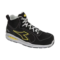 Liquidación total - Zapatos de seguridad Diadora - Run Net Airbox MID S3 SRC 701.181149 Número 35 Color Negro
