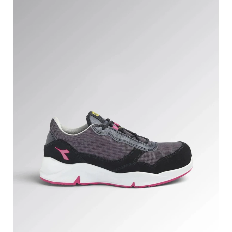 Liquidación total - Zapatos de seguridad Diadora - ATHENA TEXT LOW S3L FO SR ESD 701.179902 Número 37 Color Negro