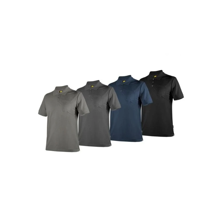 Liquidación total - Polo de trabajo Diadora manga corta Industry 702.176227 Talla 3XL Color Azul Oscuro