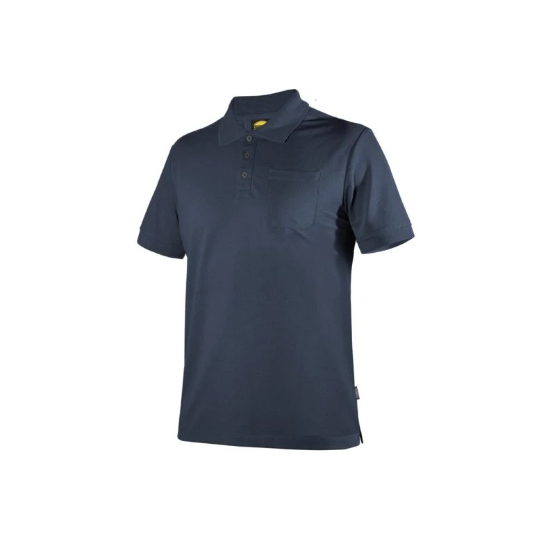 Liquidación total - Polo de trabajo Diadora manga corta Industry 702.176227 Talla 3XL Color Azul Oscuro